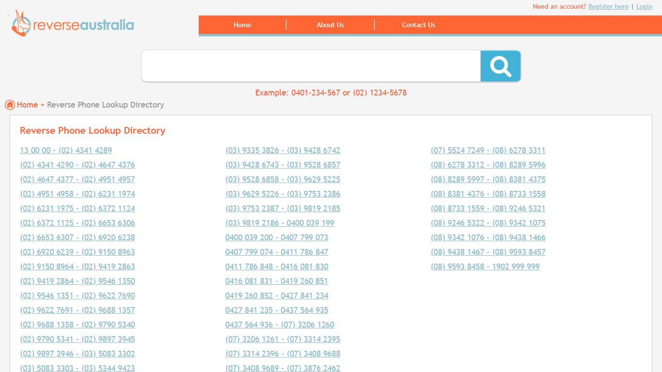 Reverse Phone Lookup Directory - Reverse Australia